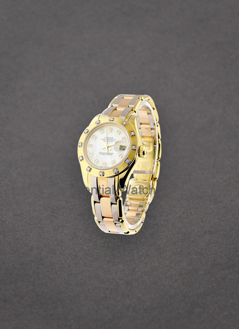 Pre-Owned Rolex Masterpiece Tridor with 12 Diamond Bezel