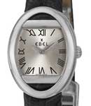 Satya Ladies in White Gold on Black Crocodile Leather Strap with Silver Dial