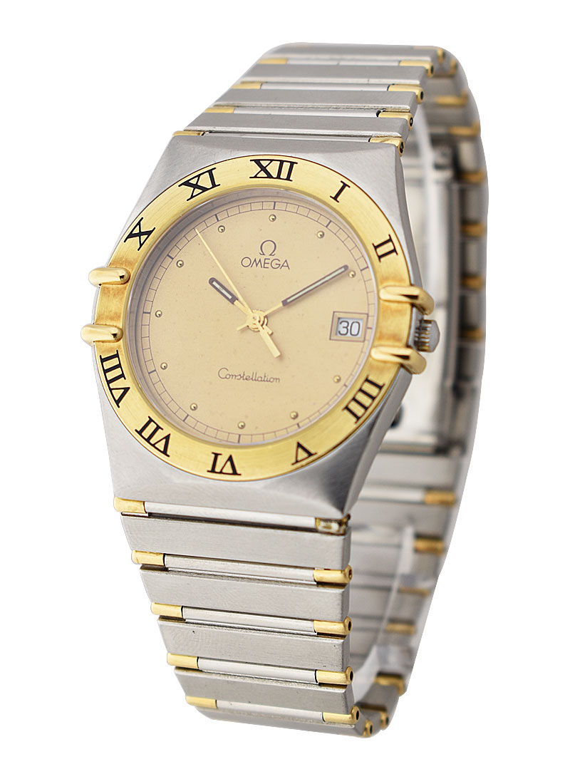 Omega Constellation Classic 33mm in Steel and Yellow Gold Bezel