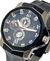 Admiral''s Cup Tides 48mm in Titanium on Black Rubber Strap with Blue Dial