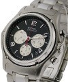 1911 XXL Chronograph Automatic in Steel  On Bracelet with Black Dial