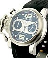 Chronofighter RAC - Black Speed in Steel on Black Rubber Strap with Black Dial