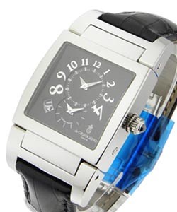 de Grisogono Uno No 7 Steel on Strap with Black Dial