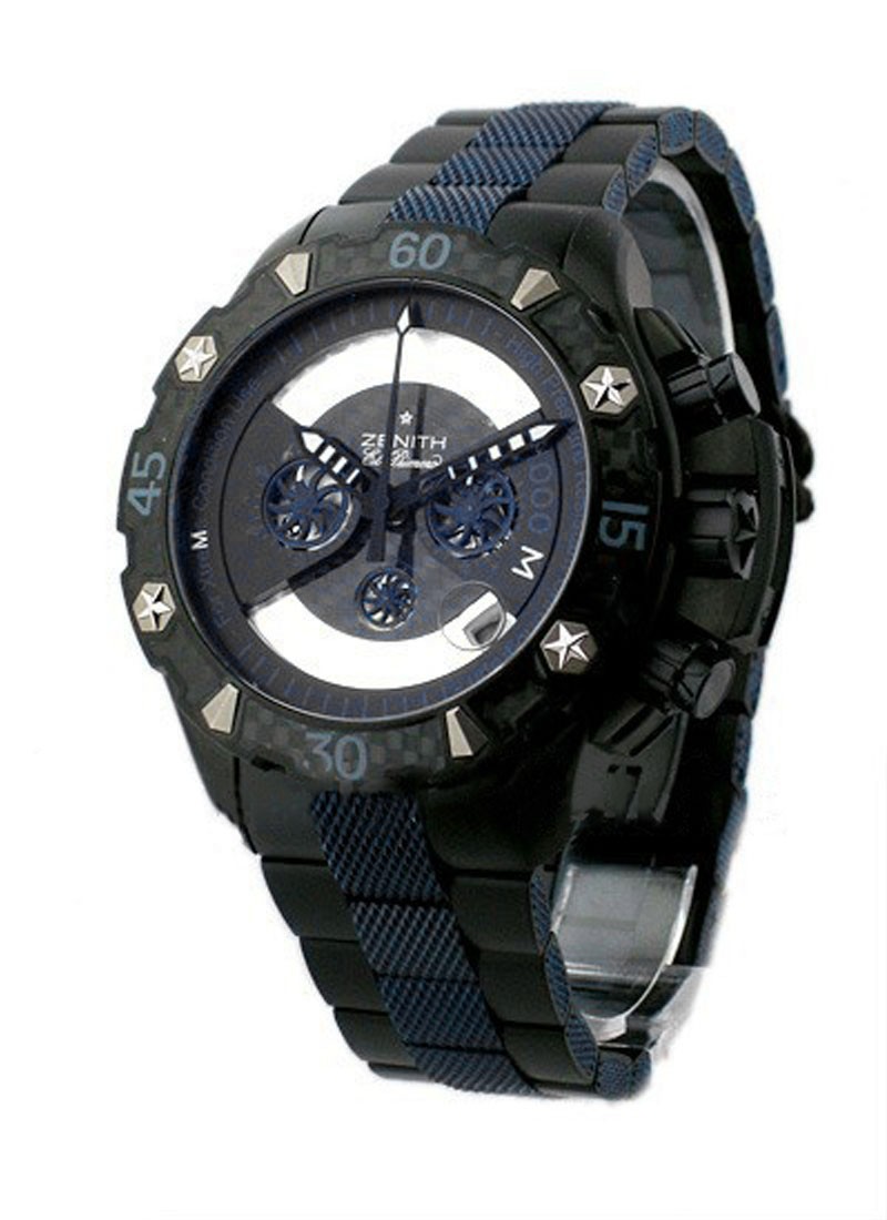 Zenith Defy Extreme Chronograph Sea 46.5mm in Black Titanium - Limited to 250 pcs.