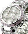 32mm Pasha with Pink Diamonds Bezel and Bracelet White Gold on Bracelet - Boutique Special Edition