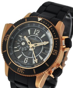 Master Compressor Diving Pro Geographic Rose Gold on Rubber with Black Dial - only 300 pcs made