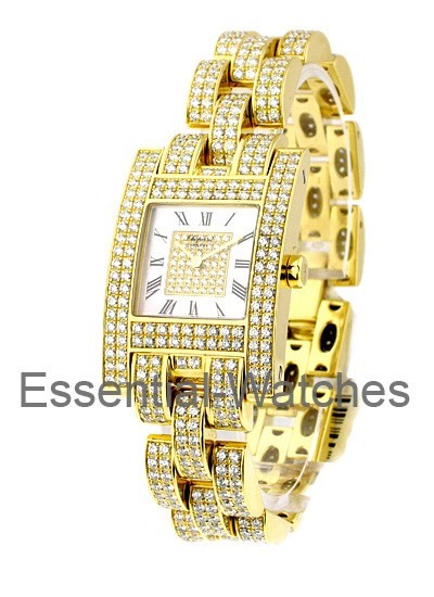 Chopard H-Watch  Your Hour with 2-Row Diamond Case