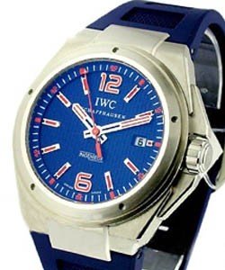 Ingenieur Mission Earth PLASTIKI in Steel on Blue Rubber Strap with Blue Dial - Limited Edition of 1000 Pieces