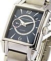 Vintage 45 King Size Petite Seconde  Steel on Bracelet with Blue Dial