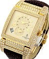 Instrumento No Uno in Rose Gold  Rose Gold on Strap with Full Pave Diamonds