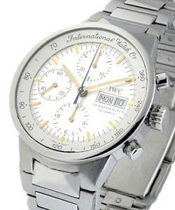 GST Chrono Mens 40mm Automatic in Steel Steel on Bracelet with Silver Dial