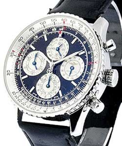 Navitimer 1461 Perpetual Limited Edition of 1000pcs Steel on Strap with Black Dial - Circa early 1990's