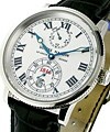 Marine Chronometer 1846 - Discontinued Steel on Strap with Silver Dial