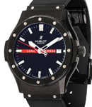 Classic 1915 Luna Rossa 42mm in Black PVD Steel on Black Rubber Strap with Black Dial