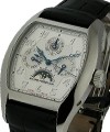  Richevelle Perpetual Calendar in Steel Steel on Strap with Silver Dial