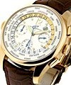 World Time Chronograph Jerusalem Dial Rose Gold Rose Gold on Strap with Ivory Dial - 25pcs Made