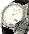 Senator Panorama Date   Steel on Strap