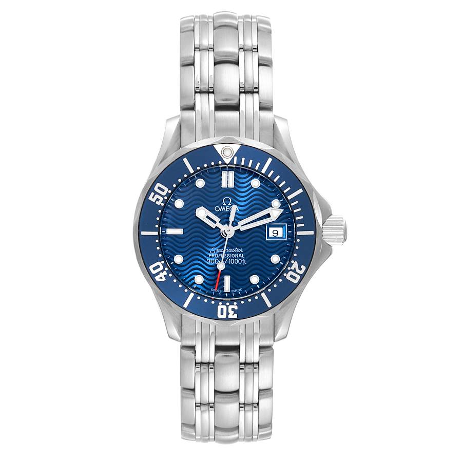 Seamaster 300m Steel on Bracelet with Blue Bezel