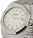 Royal Oak Automatic Extra Thin Jumbo in Steel on Steel Bracelet with White Dial