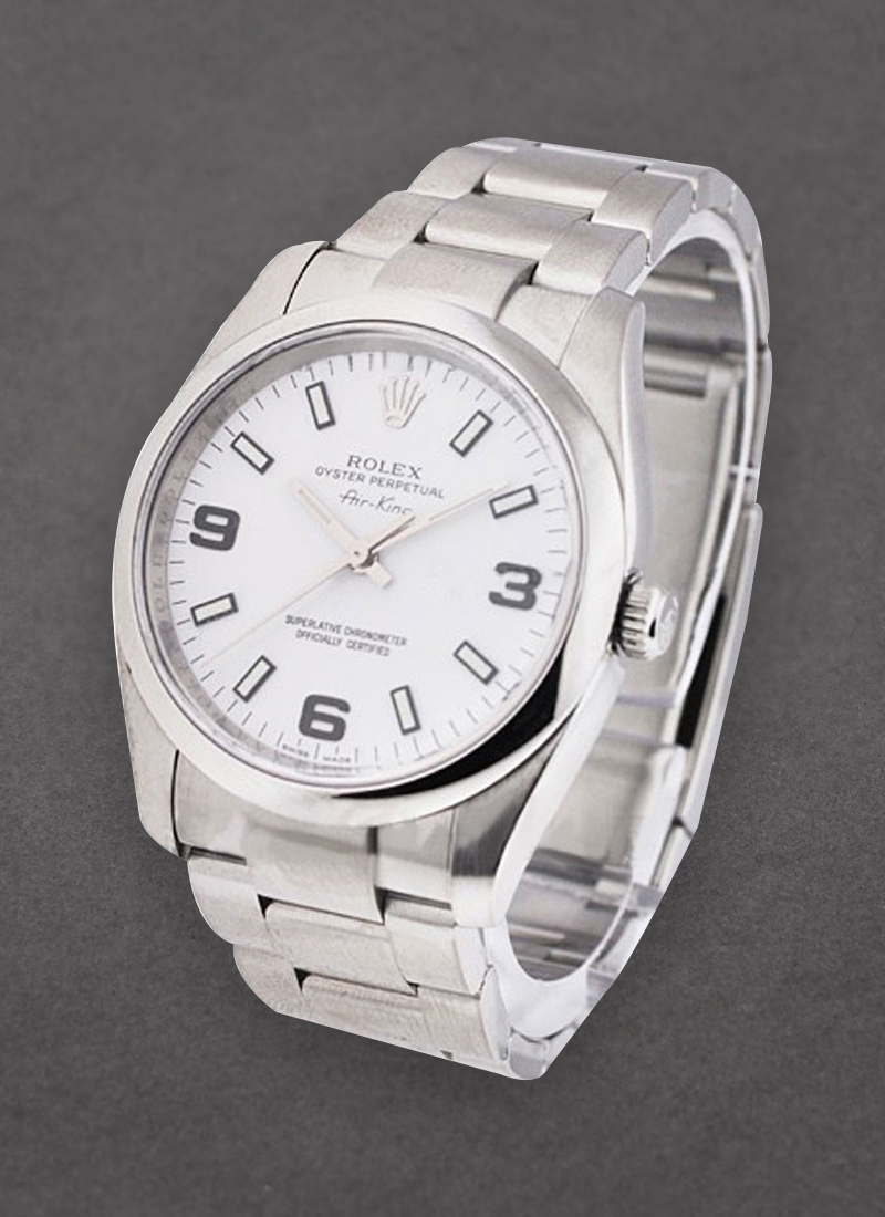 Rolex Unworn Air King with Smooth Bezel - New Design