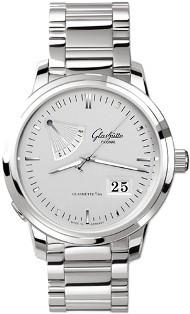 Senator Power Reserve Display 40.1mm Automatic in Steel on Stainless Steel Bracelet with Silver Dial
