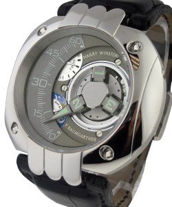 Opus 5  Made by Felix Baumgartner - LE to 45 pcs. Platinum on Strap with Silver Dial
