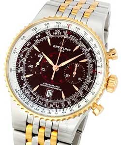 Navitimer Montbrillant Legende in 2-Tone 2-Tone on Bracelet with Bronze Dial