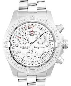 Avenger Seawolf Chronograph in Steel on Steel Bracelet with Silver Dial