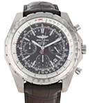 Bentley Motors T Chronograph in Steel on Black Crocodile Leather Strap with Grey Dial