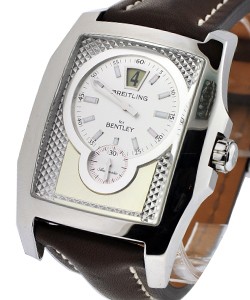 Bentley Collection Flying B   Steel on Strap with Silver Dial 