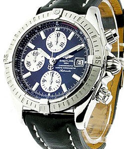 Chronomat Evolution Men's Automatic in Steel Steel on Strap with Black Dial
