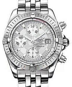 Chronomat Evolution with Rhodium Dial on Steel Bracelet