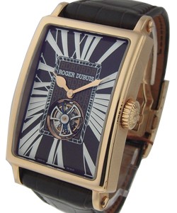 Much More - Tourbillon - Discontinued  Rose Gold on Strap with Brown Dial