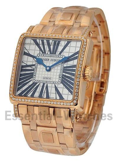 Roger Dubuis Golden Square 34mm with Diamond Bezel