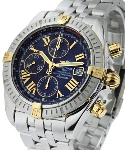 Chronomat Evolution Men's Automatic in 2-Tone 2 Tone Head  on Steel  Bracelet with Black Dial