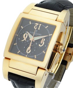 Instrumento No Uno Chronograph Rose Gold on Strap with Black Dial