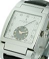 Uno Grande Seconde Steel on Strap with Silver Dial