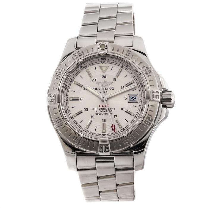 Colt II in Steel on Steel Bracelet with White Dial