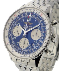 Navitimer Men's Automatic in Steel Steel on Bracelet with Blue Dial 