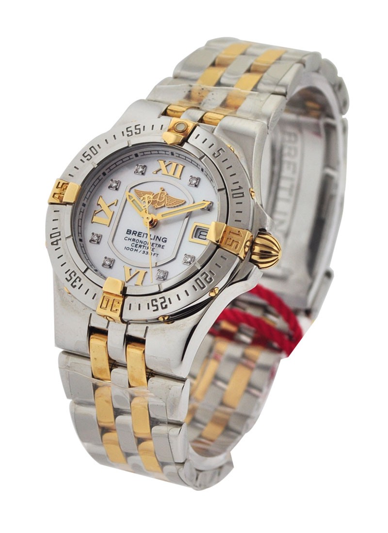 Breitling Lady''s Starliner in Steel and Gold
