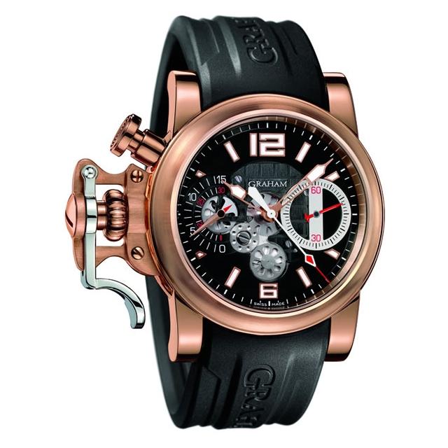 Graham Chronofighter R.A.C. in Red Gold