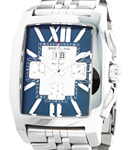 Bentley Collection Flying B Chronograph in Steel on Steel Bracelet with Blue Dial