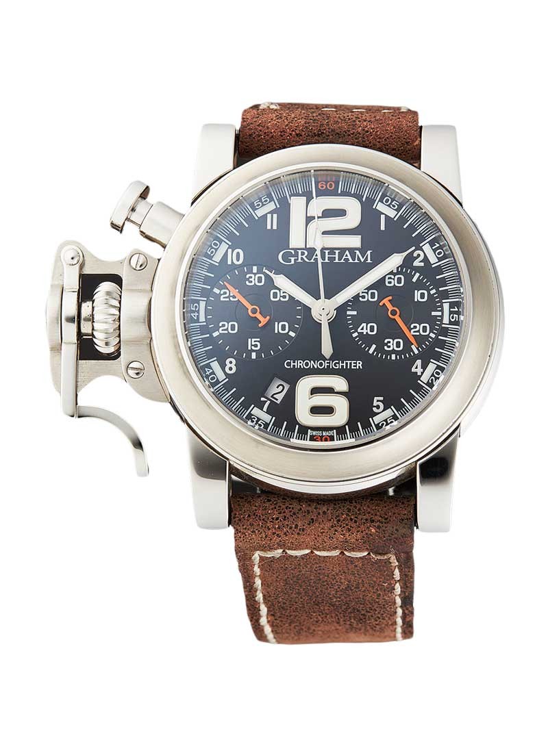 Graham Chronofighter R.A.C in Steel