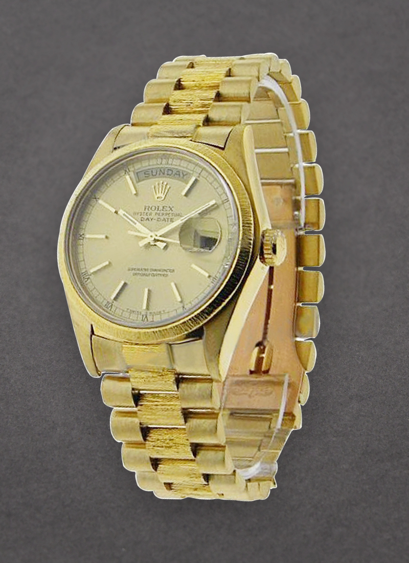 Pre-Owned Rolex Day-Date - President - Yellow Gold - Smooth Bezel