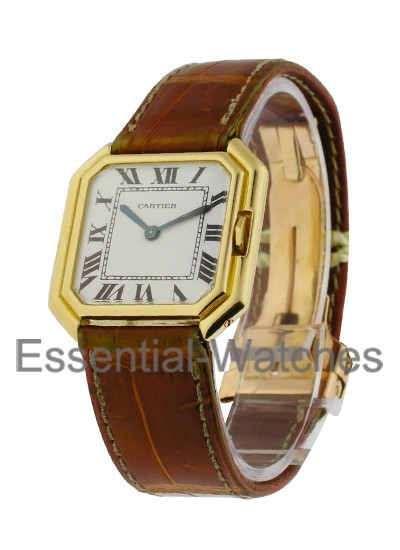 Cartier discount octagon watch