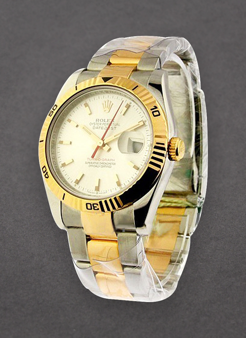 Rolex Unworn Datejust in Steel with Rose Gold Turn-o-graph Bezel