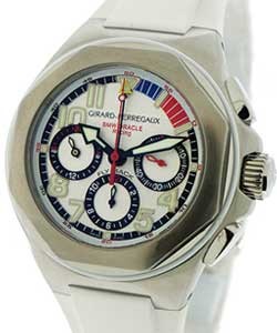 Laureato BMW Oracle Flyback Chronograph Titanium on Rubber Strap with White Dial - Limited to 250 pcs