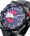 C1 WorldTimer Night Race Millesimee Edition 2009 DLC Steel on Strap with Black and Red Dial