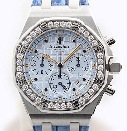 Lady Offshore - Blue Jeans Steel on Strap with Blue Dial - Denim Strap