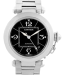 Pasha C with Black Dial Steel on Bracelet with Black Dial